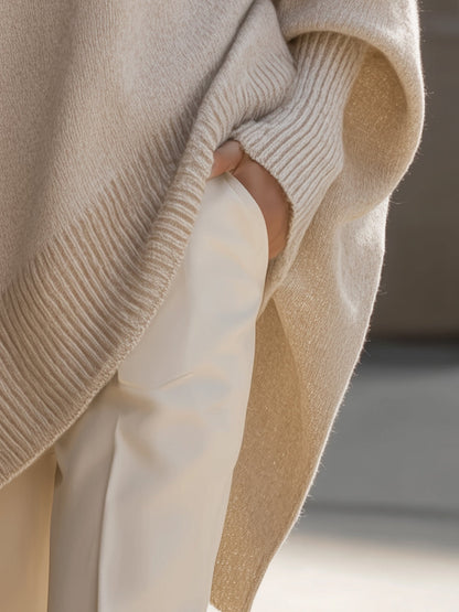 Cindy | Pull Poncho Elegante