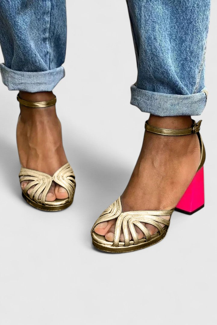 Faustine | Tacones Contrastados