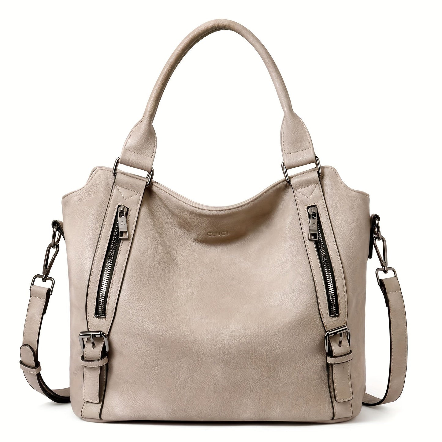 Laurine | Bolso Tote Elegante Multi-Cremalleras