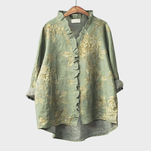 Léontine | Blusa Volantes Refinada