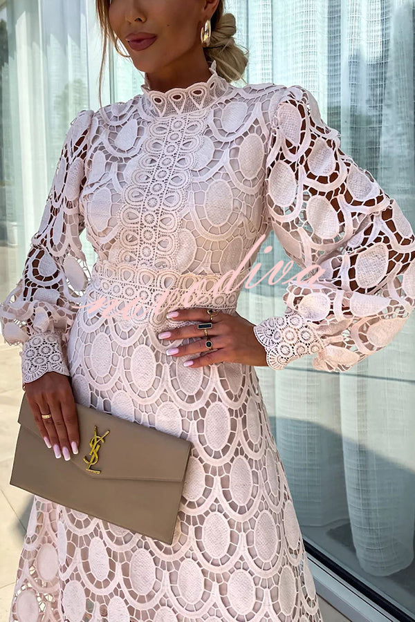 Noor™ - Vestido Romántico con Detalles Refinados