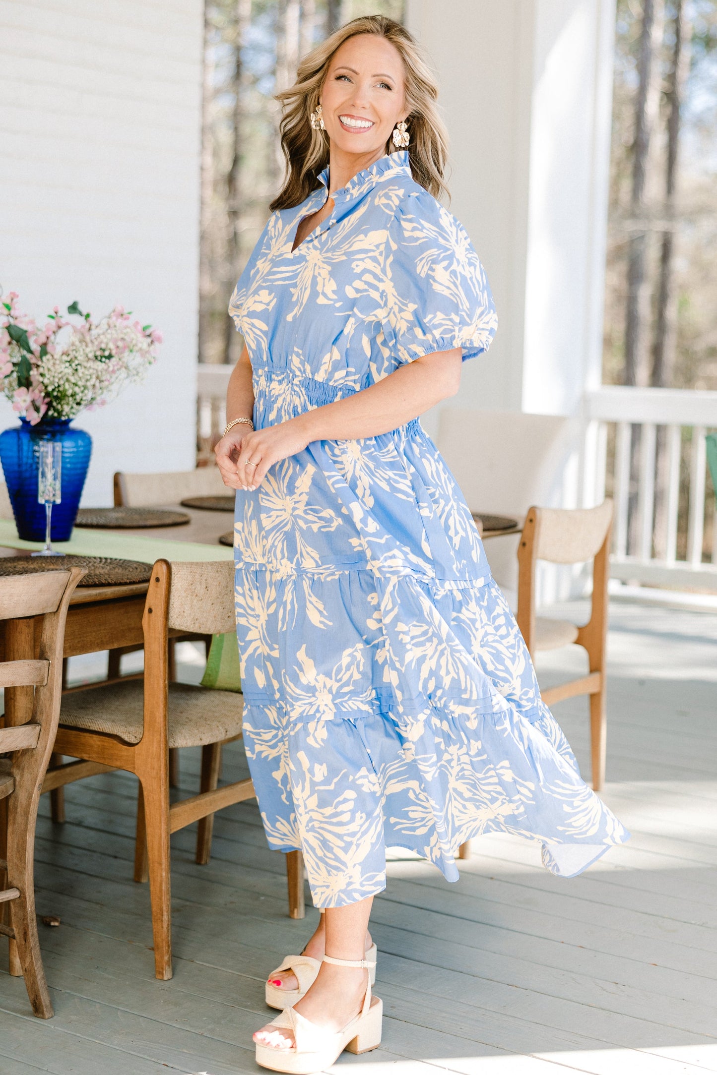 El Vestido Maxi Secreto de Lily, Azul