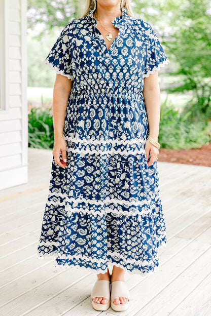 Vestido Maxi Siempre Diurno, Azul