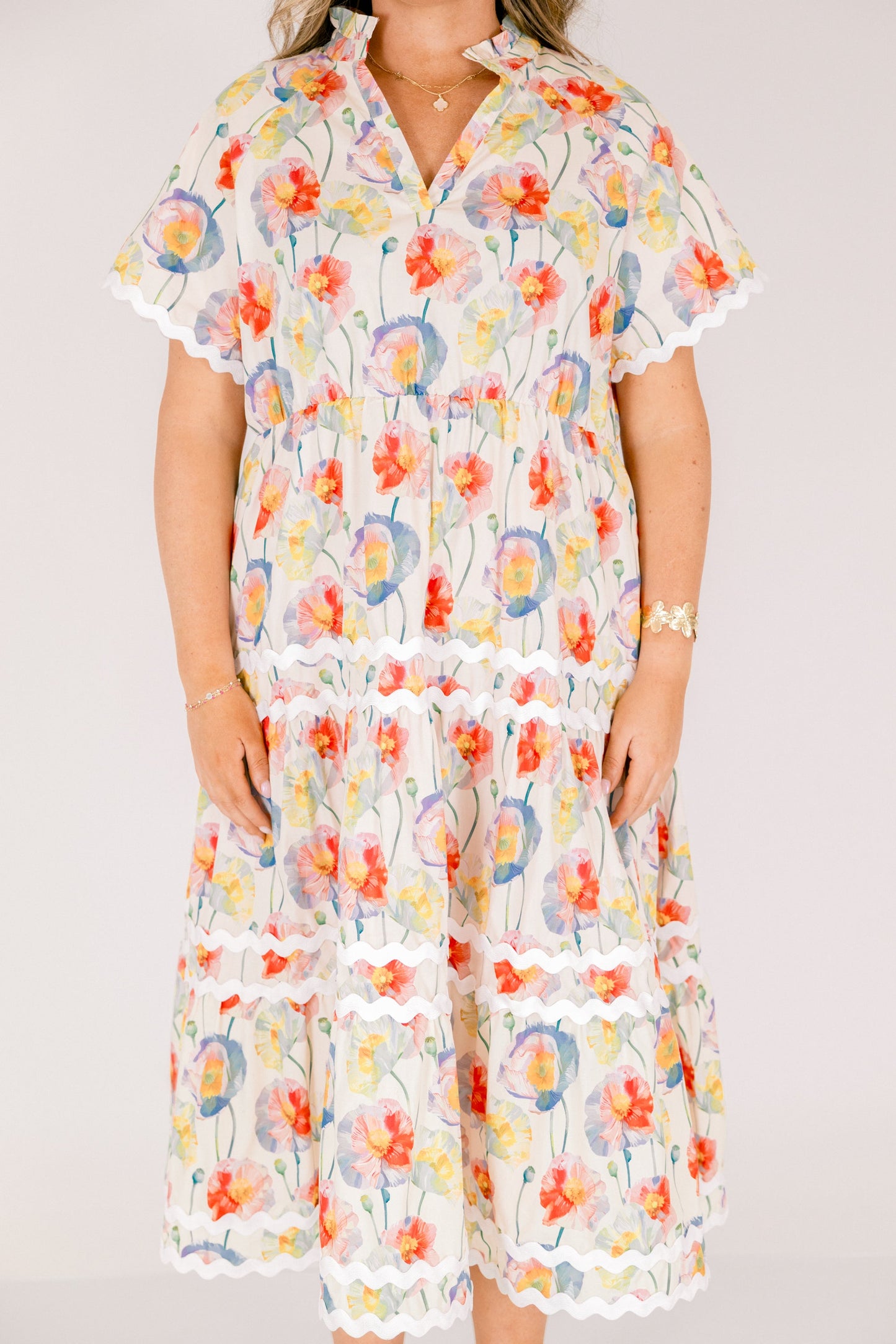 Vestido Maxi Siempre Diurno, Mezcla de Crema
