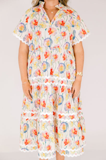 Vestido Maxi Siempre Diurno, Mezcla de Crema