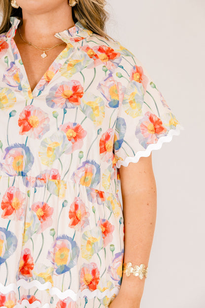 Vestido Maxi Siempre Diurno, Mezcla de Crema