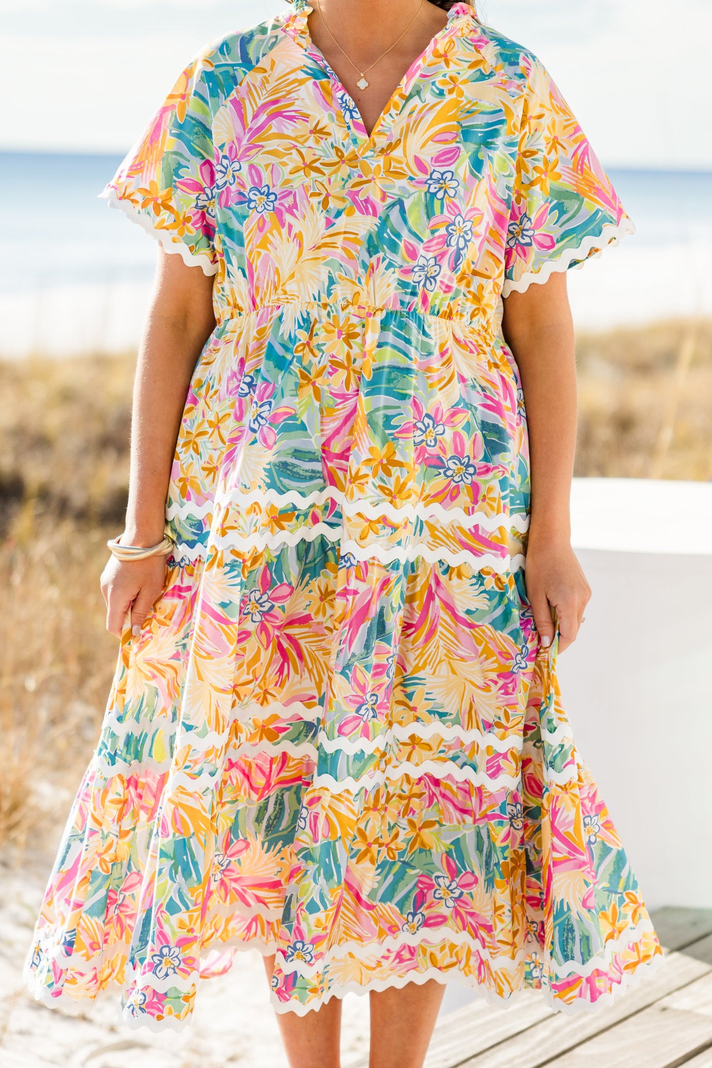 Vestido Maxi Siempre Diurno, Amarillo