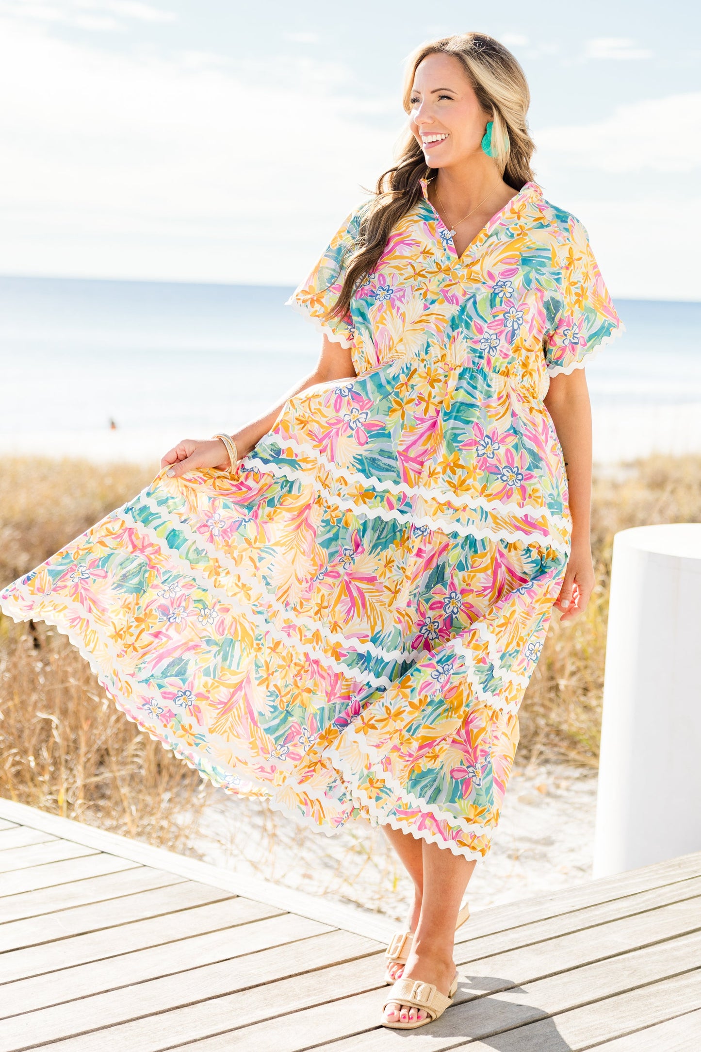 Vestido Maxi Siempre Diurno, Amarillo
