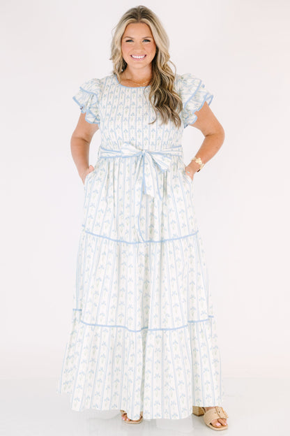 Vestido Otro Tiempo y Lugar, Azul