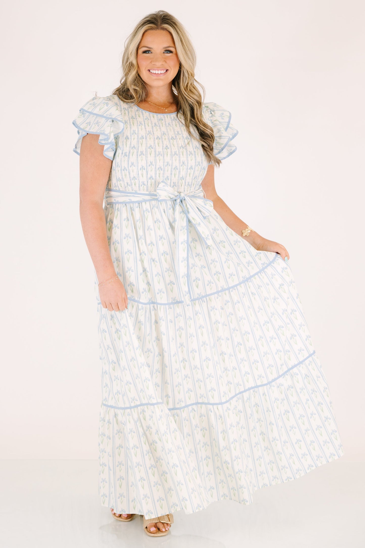Vestido Otro Tiempo y Lugar, Azul