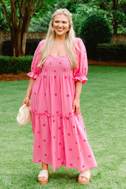 Vestido Aster, Rosa