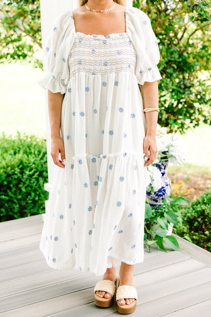Vestido Aster, Blanco