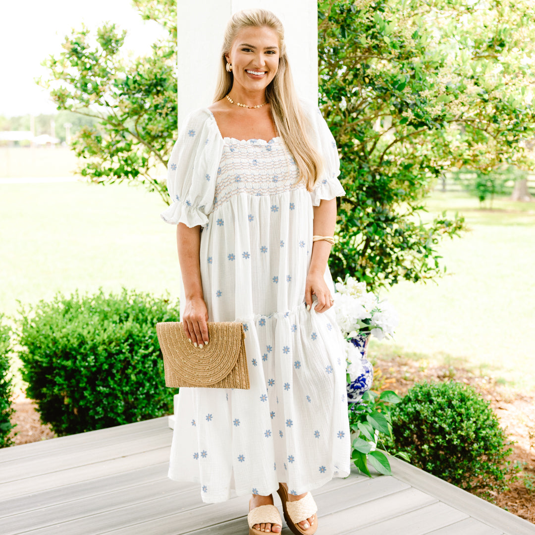 Vestido Aster, Blanco