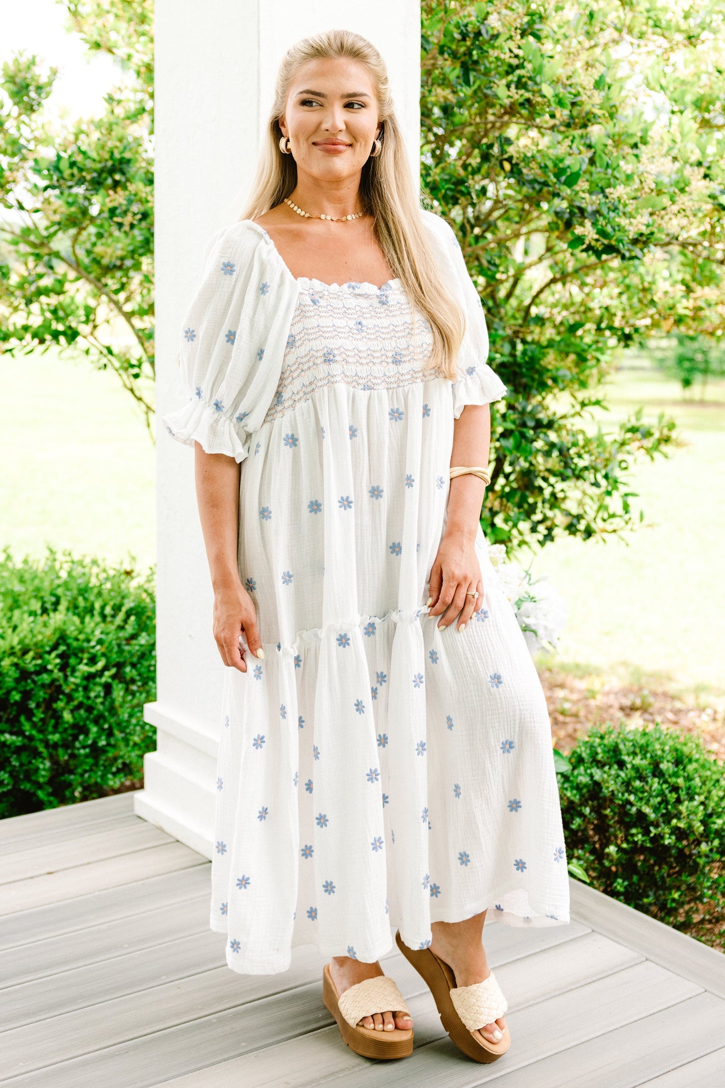 Vestido Aster, Blanco