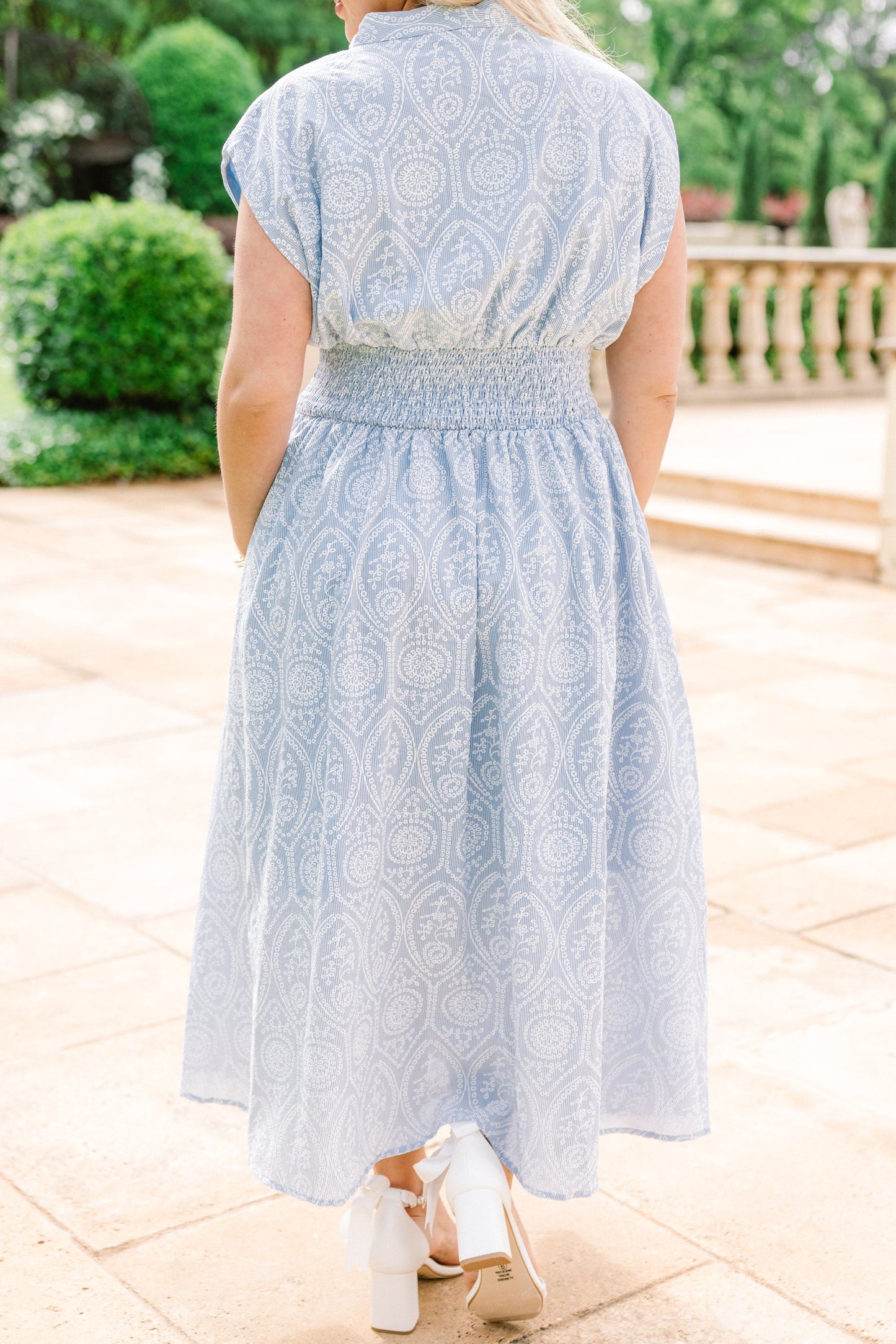 Vestido de Volver y Adelante, Azul Claro