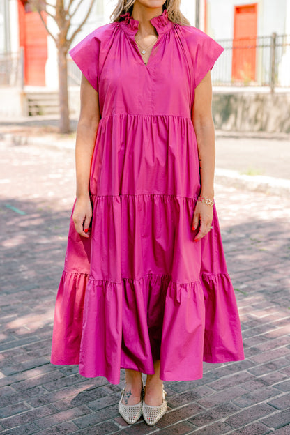 Hermoso Vestido Melodía, Fucsia