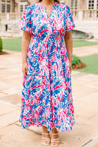 Vestido Rompiendo el Silencio, Fucsia