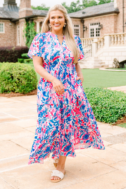 Vestido Rompiendo el Silencio, Fucsia