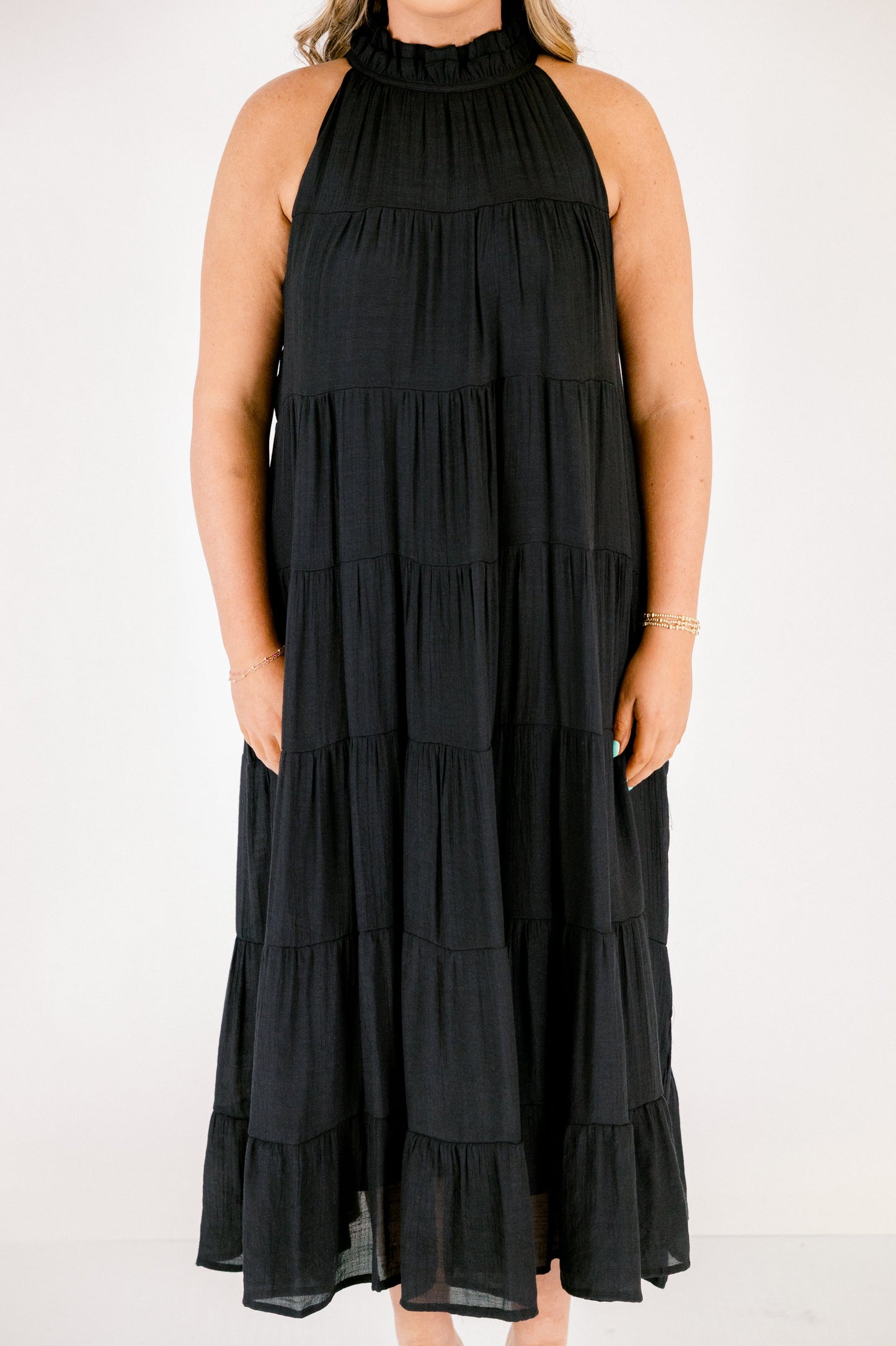 Vestido Brillante a Tiempo, Negro