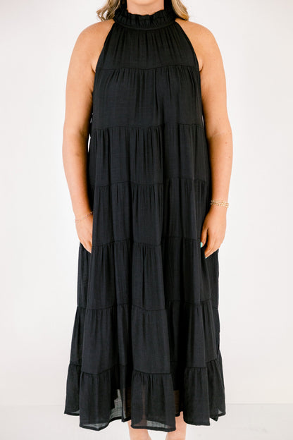 Vestido Brillante a Tiempo, Negro