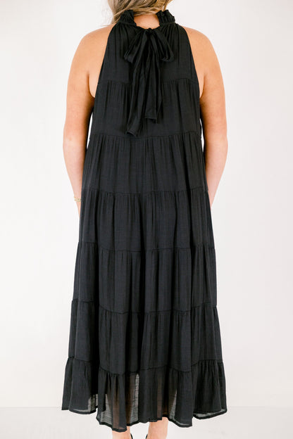 Vestido Brillante a Tiempo, Negro