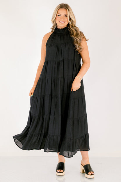 Vestido Brillante a Tiempo, Negro