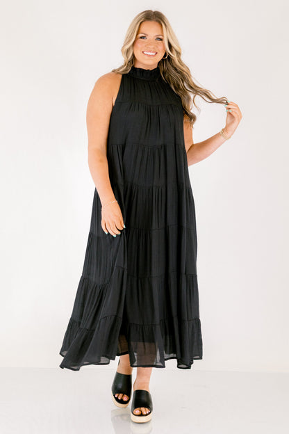 Vestido Brillante a Tiempo, Negro