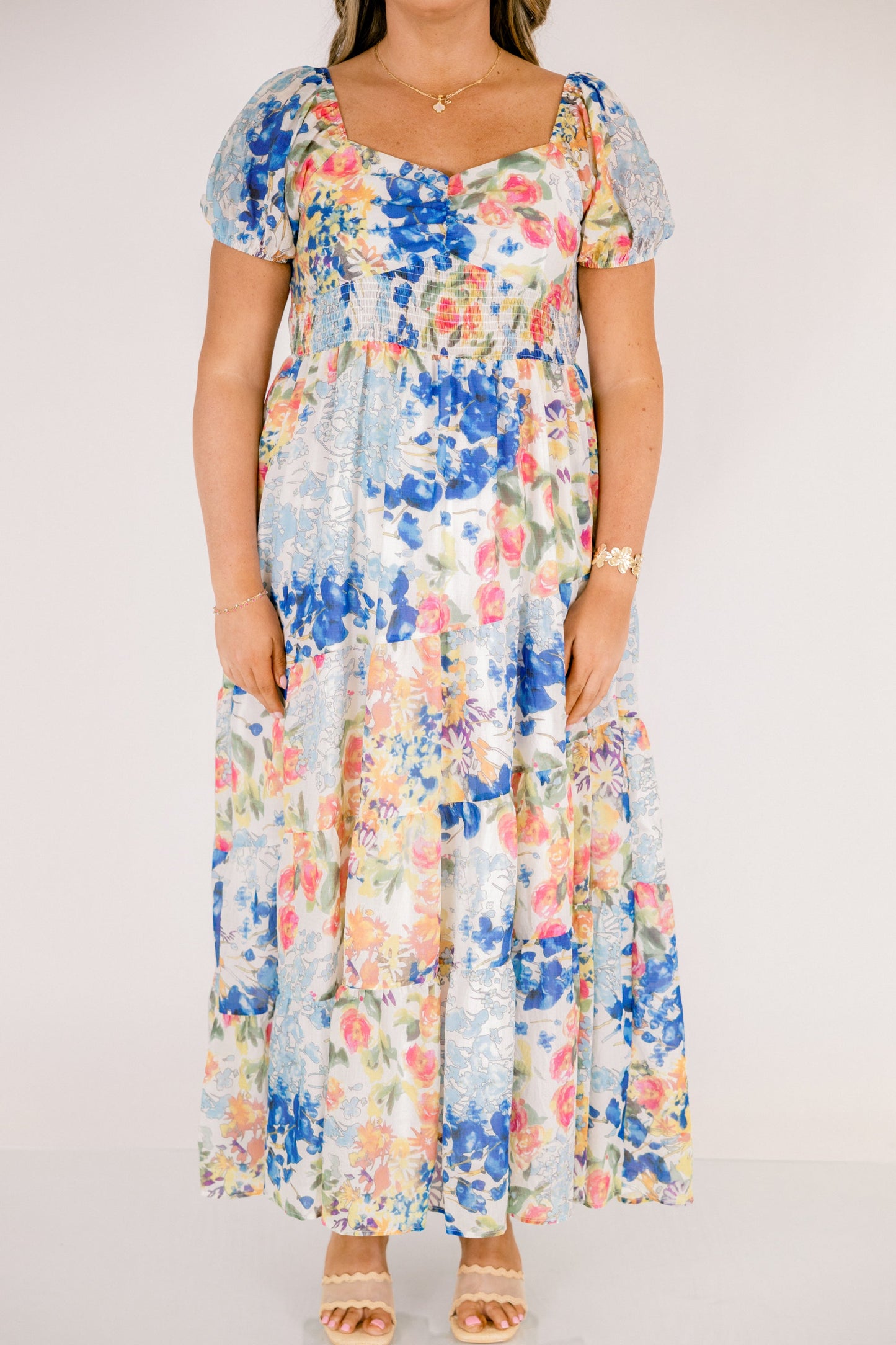 Vestido Brighter Perspective, Mezcla de Azules
