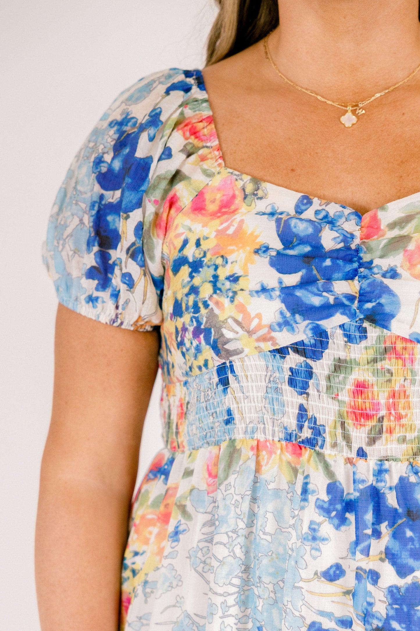 Vestido Brighter Perspective, Mezcla de Azules