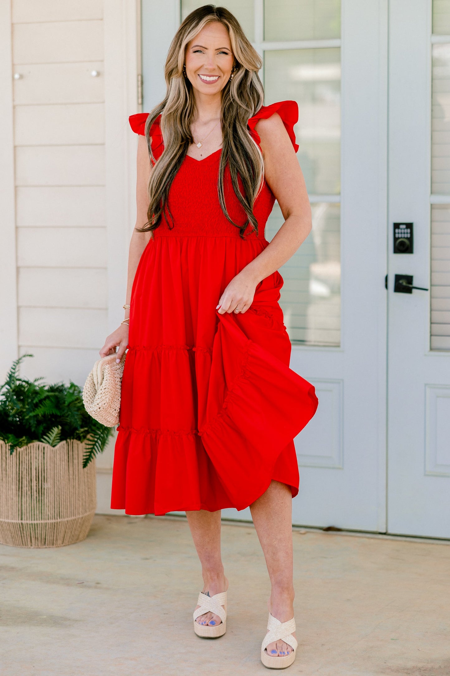 Vestido Amor Mariposa, Rojo