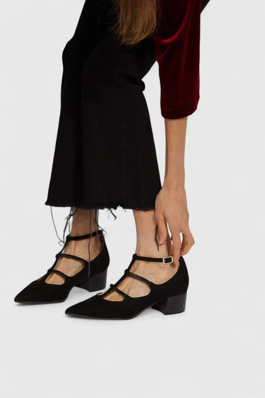 Aurea | Zapatos de Tacón Ortopédicos Multi-Bandas