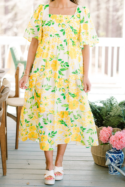 Vestido Maxi No Puede Ser Superado, Amarillo