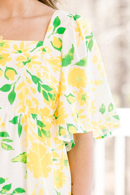 Vestido Maxi No Puede Ser Superado, Amarillo