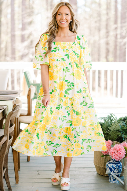 Vestido Maxi No Puede Ser Superado, Amarillo