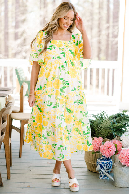 Vestido Maxi No Puede Ser Superado, Amarillo