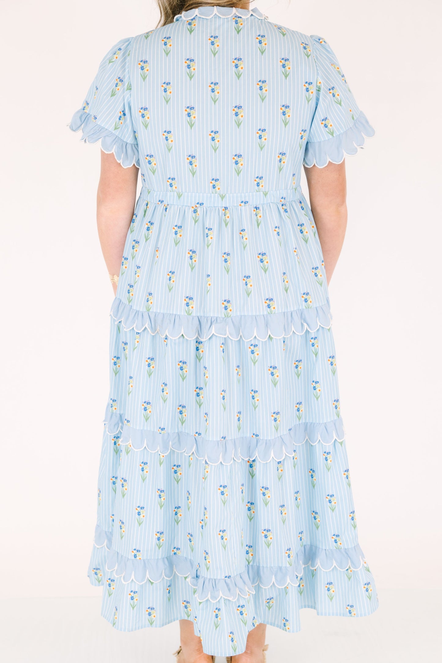 Vestido Caught You Smiling, Azul