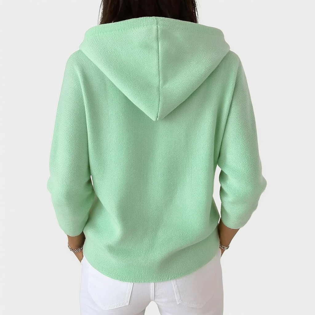 Ophélie | Cárdigan con Capucha Casual