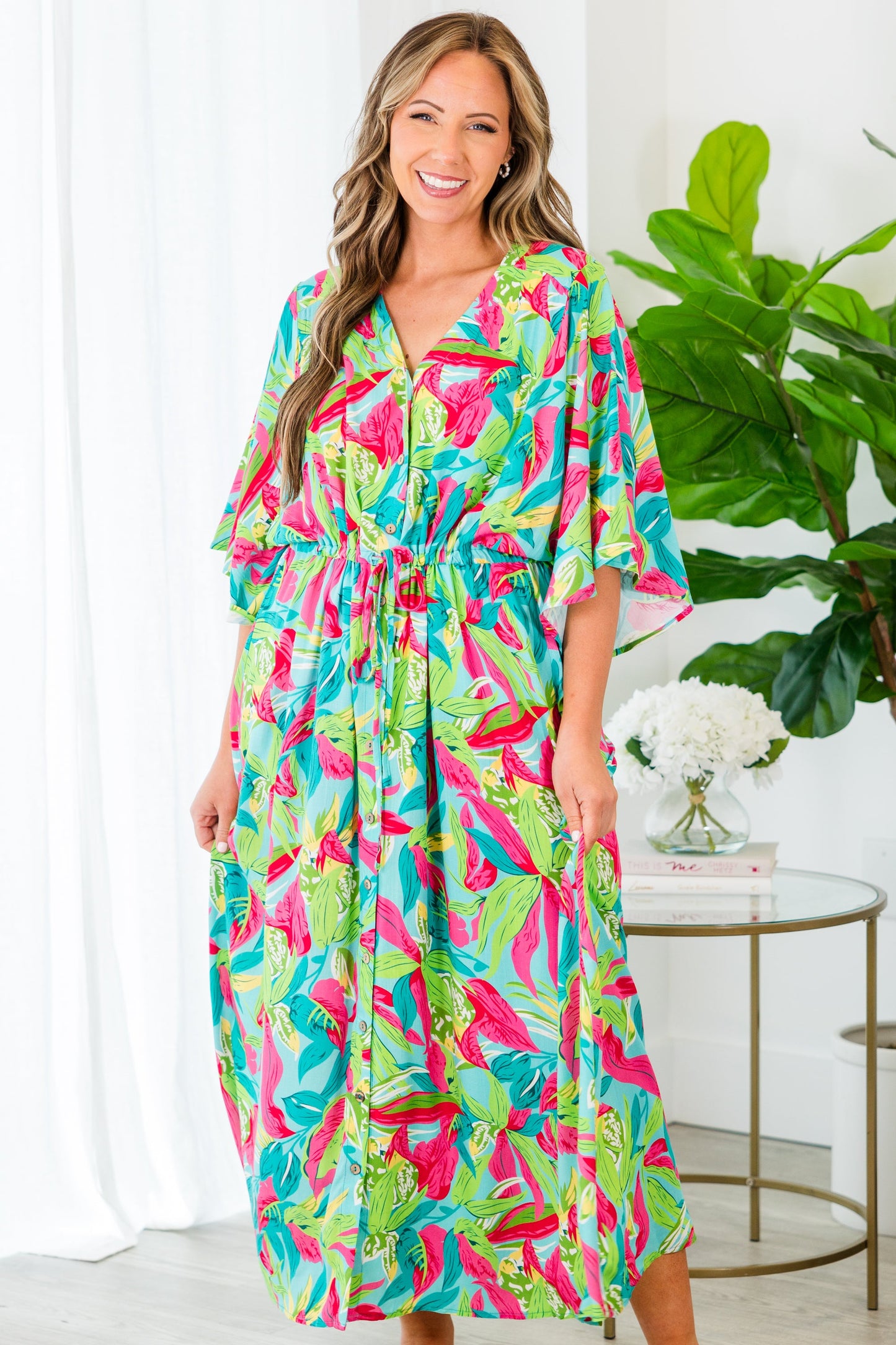 Vestido Soñador Creativo, Verde