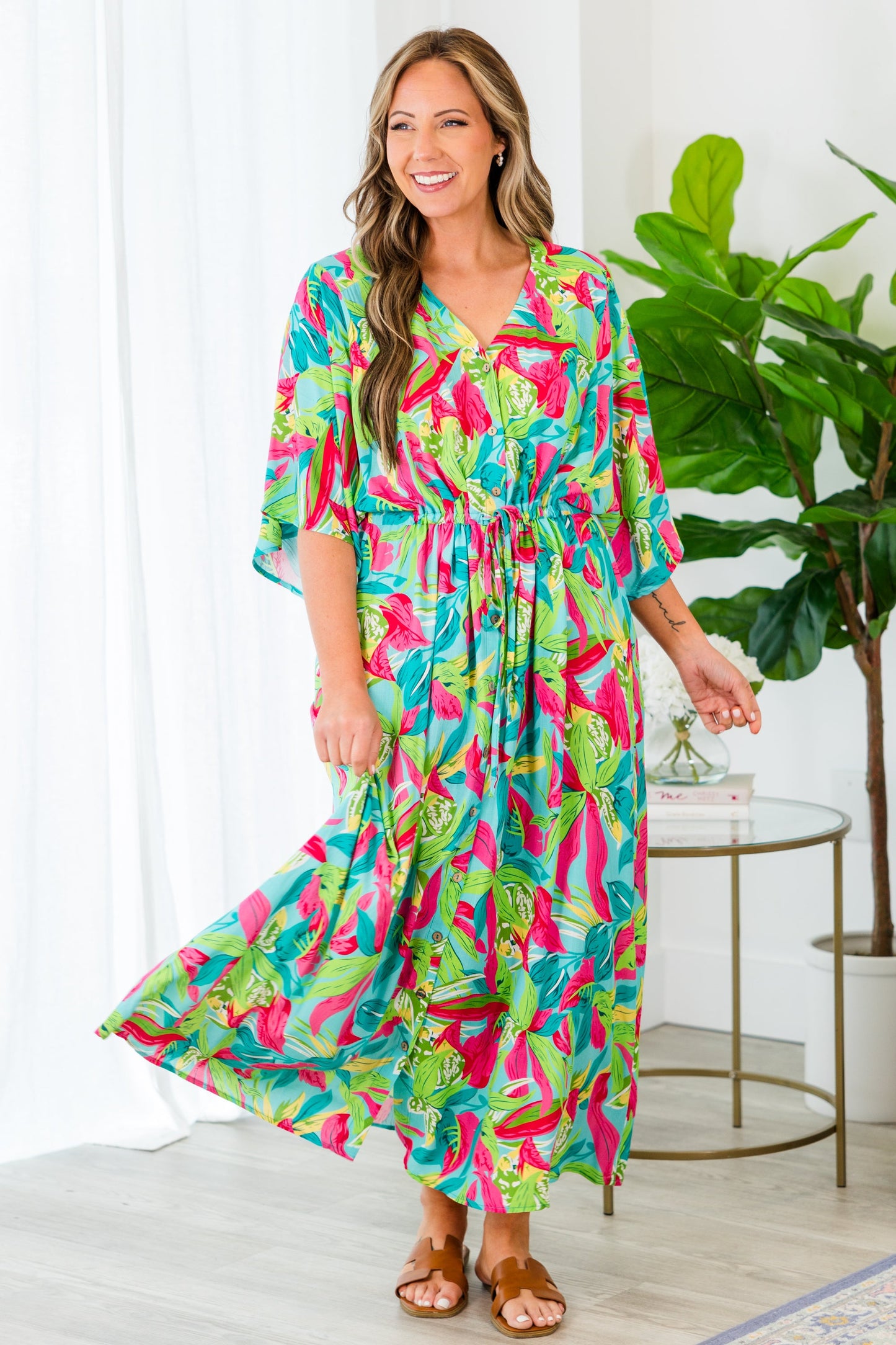 Vestido Soñador Creativo, Verde