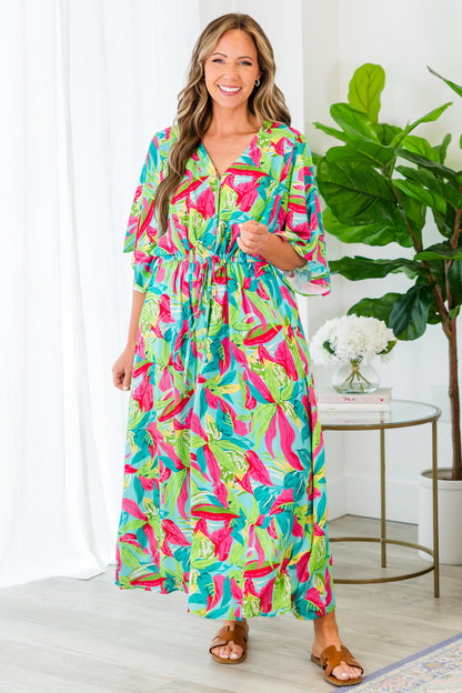 Vestido Soñador Creativo, Verde