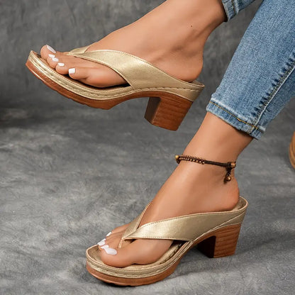 Leona | Sandalias Ortopédicas con Tacón