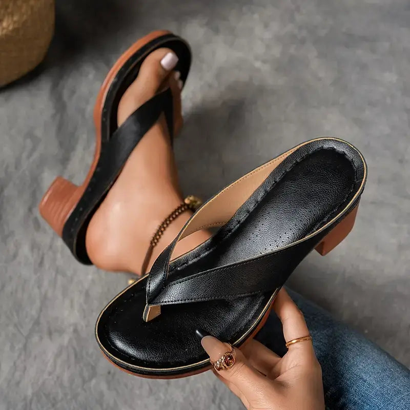 Leona | Sandalias Ortopédicas con Tacón