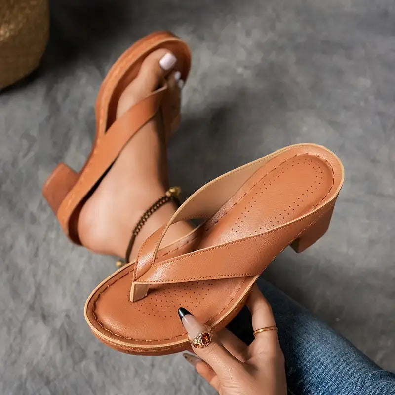 Leona | Sandalias Ortopédicas con Tacón