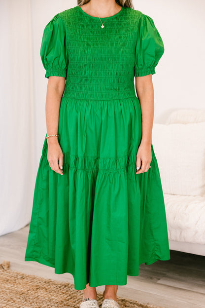 Vestido Midi Daily Happening, Verde