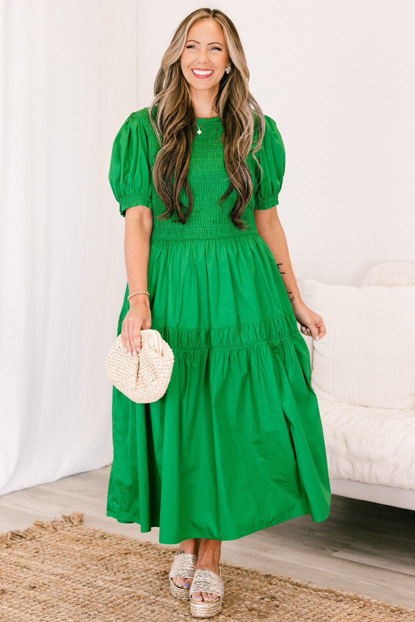Vestido Midi Daily Happening, Verde