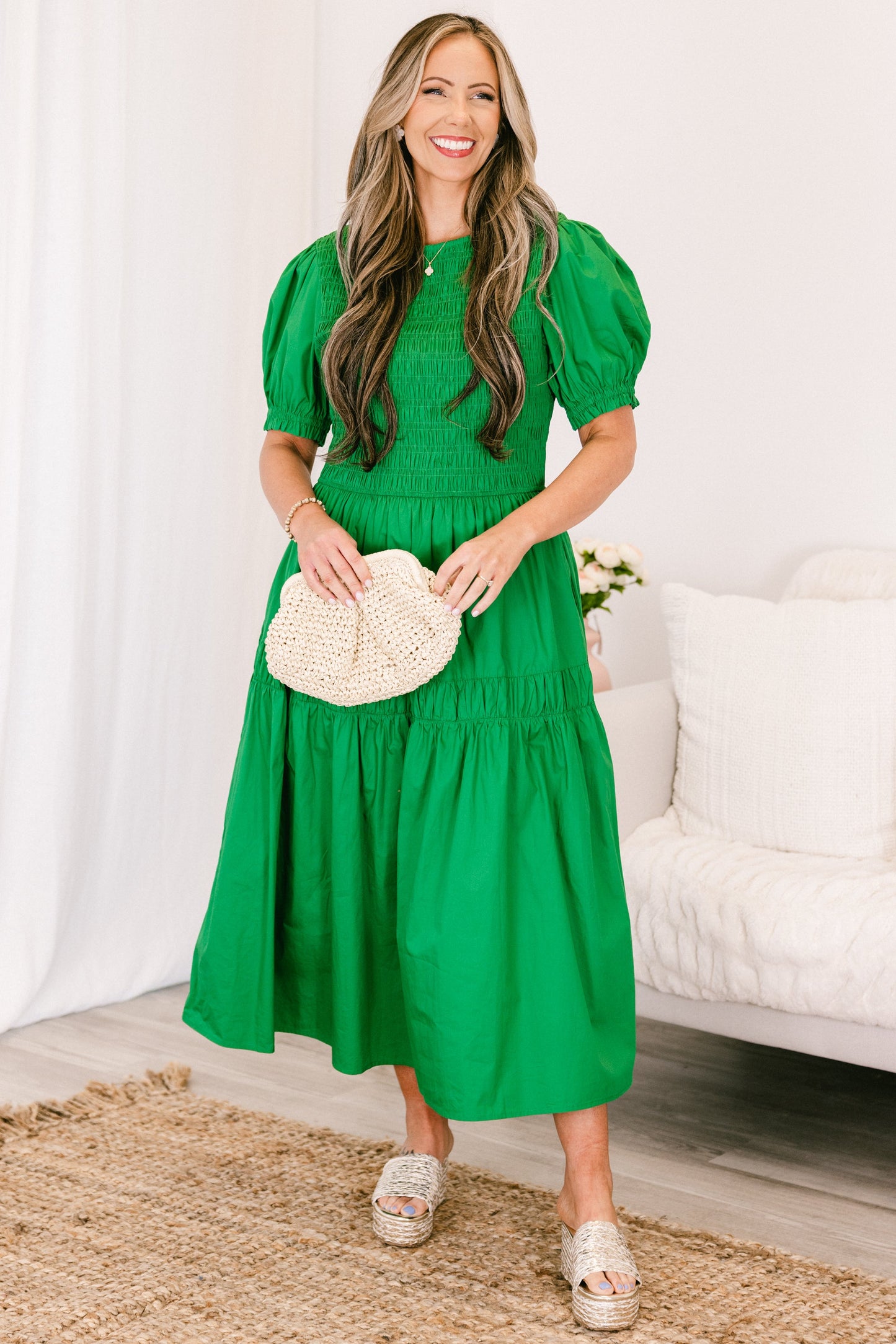 Vestido Midi Daily Happening, Verde