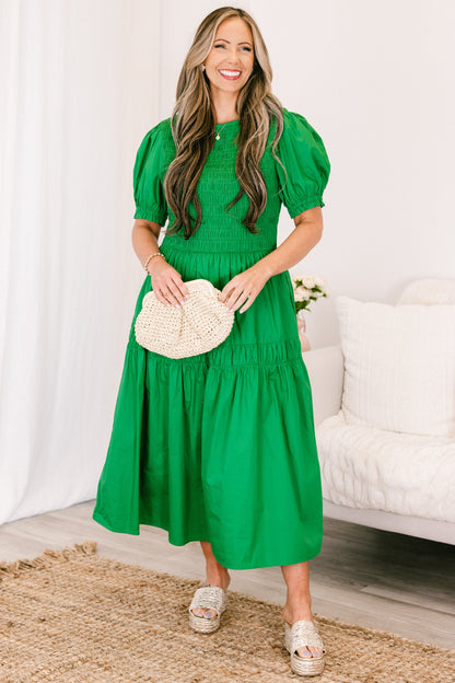 Vestido Midi Daily Happening, Verde