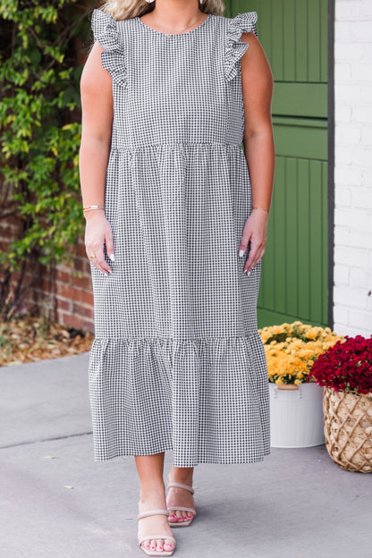 Atrévete a Ser Soñadora Vestido Midi, Negro