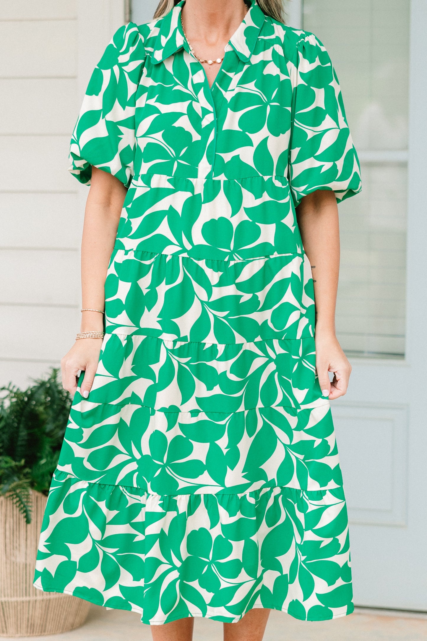 Vestido Midi Cena Con Las Chicas, Verde