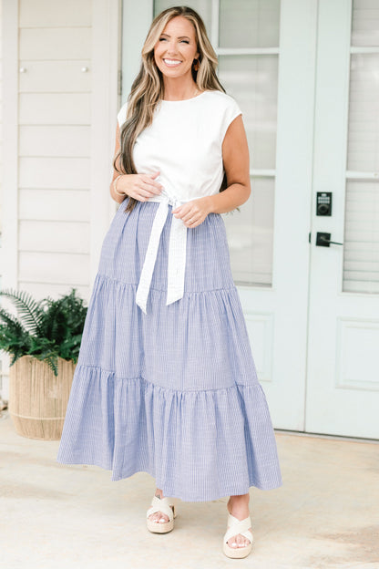 Vestido Haciéndolo a Mi Manera, Azul